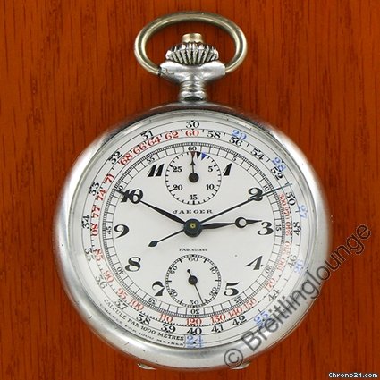 Jaeger-LeCoultre Jaeger  pocket chronograph  Kaliber Universal   296  18 '''