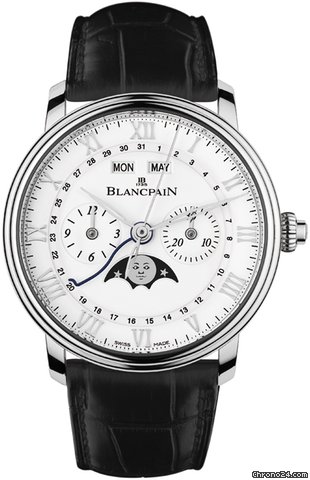 Blancpain Villeret Single Pusher Chronograph Complete Calendar