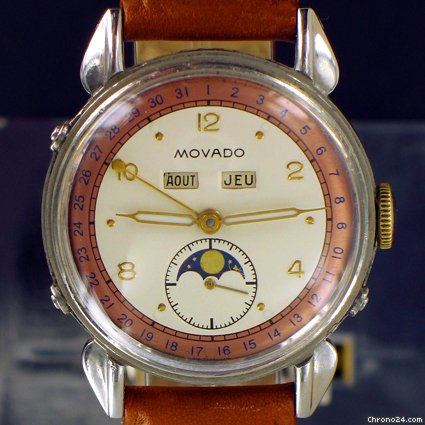 Movado Celestograph triple calendar Moonphase Calendar