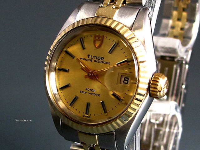 Tudor "Princess Oysterdate", Damenuhr, Stahl/Gold WATCHES 2