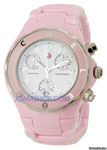 Michele Tahitian Ceramic Quartz Chronograph Ladies Watch MWW12A000004