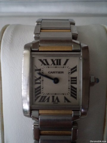 replica Cartier TANK Francaise DAU Stahl/Gold WATCHES 1 