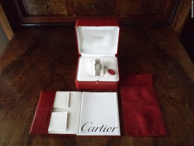 Cartier TANK Francaise DAU Stahl/Gold