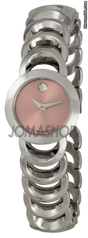 Movado Rondiro Pink Dial Ladies Watch 0606418
