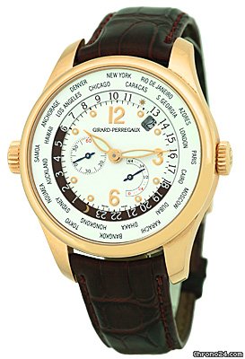 Girard Perregaux World Timer Strapwatch