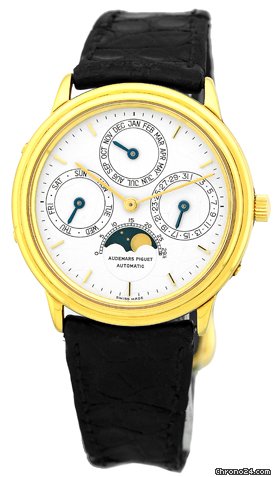 Audemars Piguet Gent's 18K Yellow Gold  Quantieme Perpetual Calendar Automatique Strapwatch