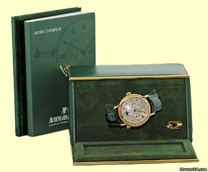 replica Audemars Piguet Gent's 18K Yellow Gold  Equation of Time Perpetual Calendar WATCHES 1 