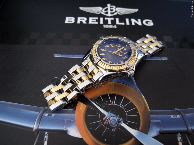Breitling Callistino   Stahl/Gold 18 Karat