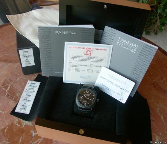 Panerai PAM 292 J Radiomir Ceramic Black Seal with Pig Logo