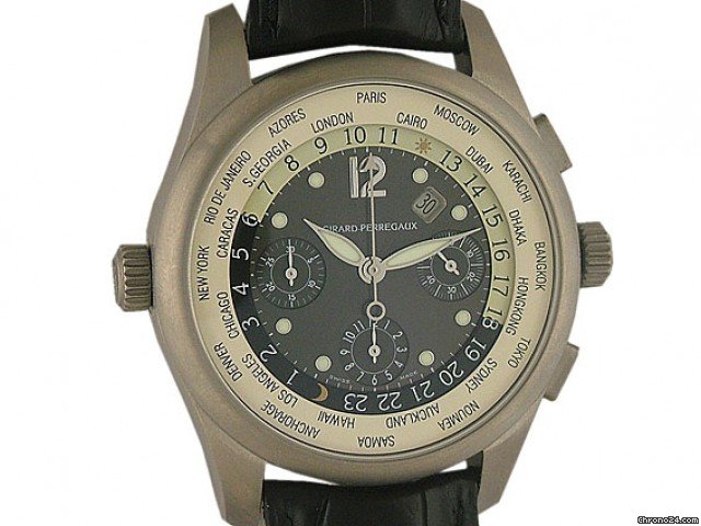 Girard Perregaux WW.TC Weltzeit Chronograph 43mm