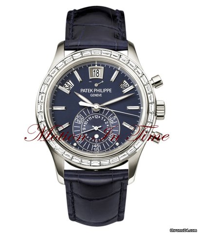 Patek Philippe ANNUAL CALENDAR CHRONOGRAPH PLATINUM BAGUETTE DIAMOND RARE