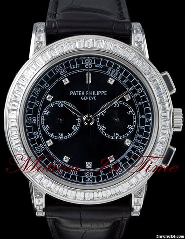 Patek Philippe 5071G CHRONOGRAPH FULL BAGUETTE LIMITED EDITION RARE 42mm