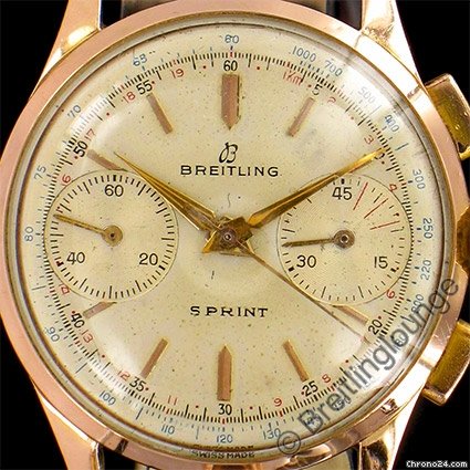 replica Breitling Sprint  18 Kt Rose-Gold  Chronograph WATCHES 1 