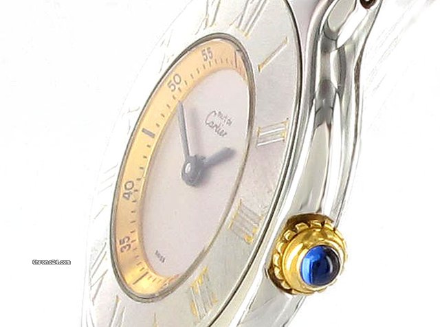 replica Cartier "must de Cartier 21" Edelstahl/vergoldet WATCHES 1 