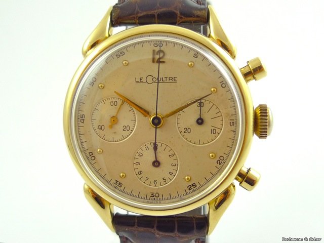 replica Jaeger-LeCoultre Vintage LeCoultre, Chronograph, 18k Yellow Gold WATCHES 1 