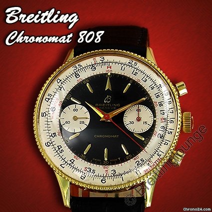 Breitling Chronomat 808  mit der ber��hmten Perlenl��nette