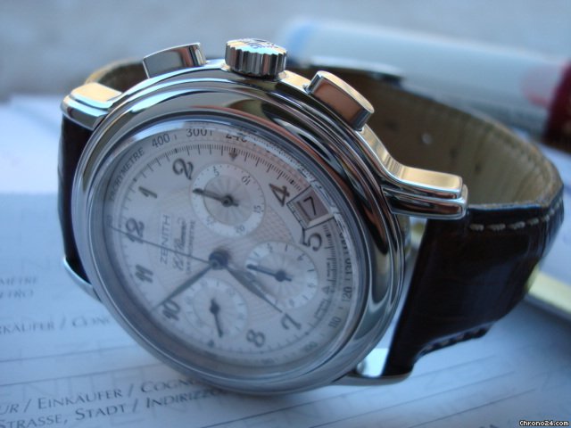 Zenith Chronomaster Chronograph mit B&P von 2000