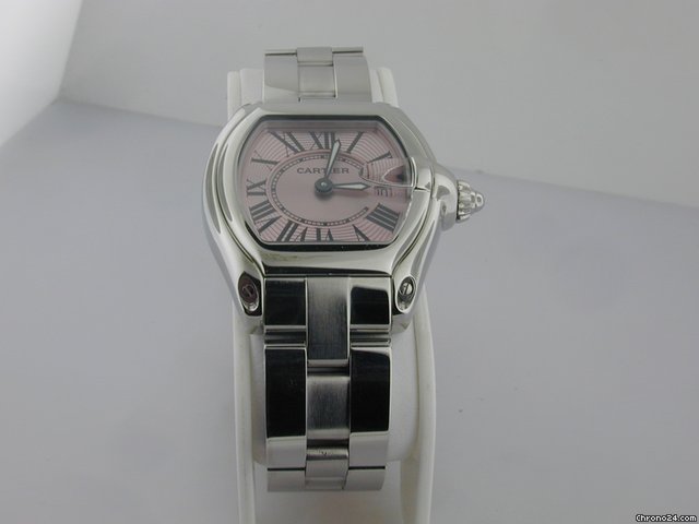 replica Cartier Roadster Pink Ladies Watch W62017V3 WATCHES 1 