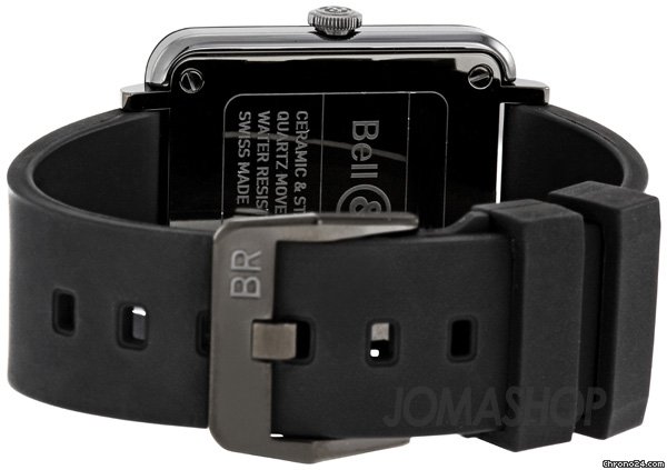 replica Bell & Ross Aviation Black Dial Ceramic Case Unisex Watch BRS-BL-MATCER WATCHES 1 
