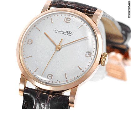 IWC PINK GOLD VINTAGE MAN