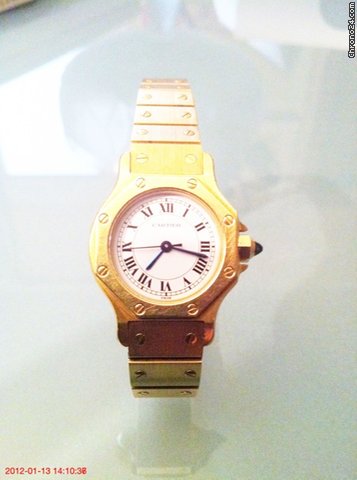 Cartier Santos Octogonal Oro para Dama