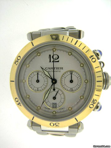 Cartier PASHA chrono 38mm W31036T6