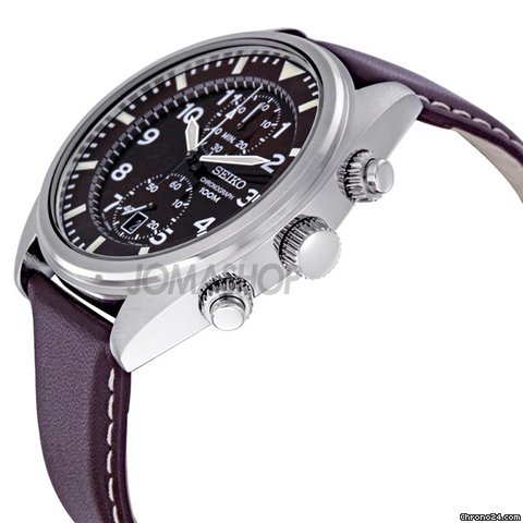 Seiko Chronograph Brown Dial Mens Watch SNN241 WATCHES 2