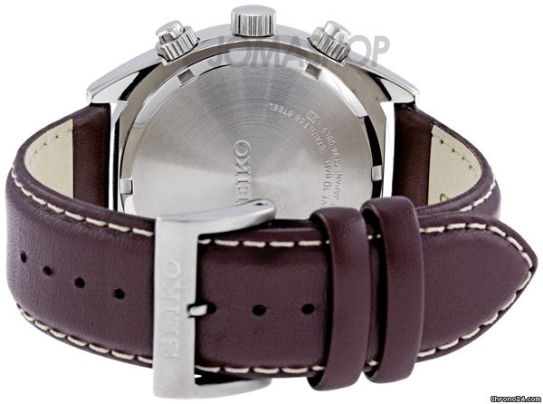 replica Seiko Chronograph Brown Dial Mens Watch SNN241 WATCHES 1