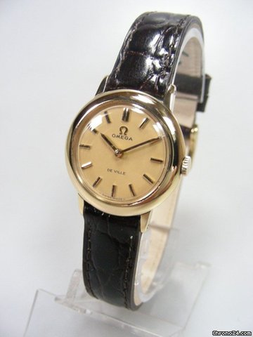 Omega De Ville lady or plaquee WATCHES 2