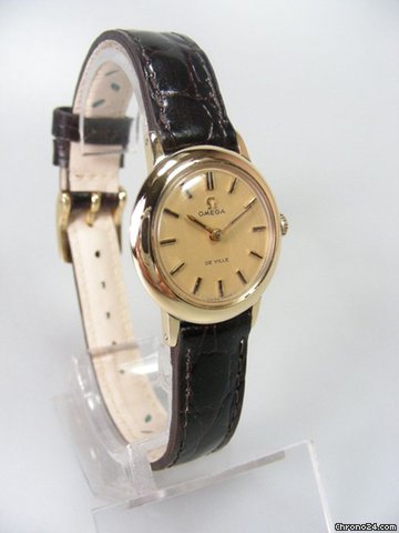 replica Omega De Ville lady or plaquee WATCHES 1