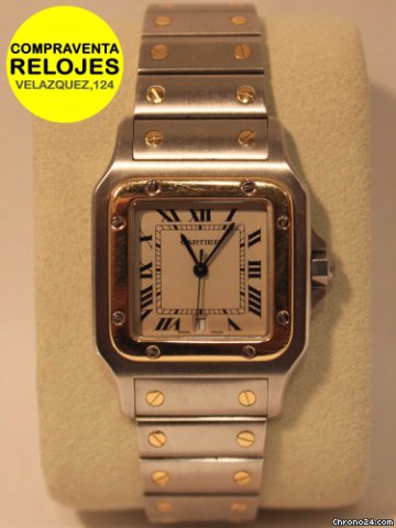 Cartier acero y oro, CABALLERO
