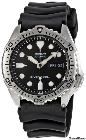 Seiko Diver Black Dial Automatic Mens Watch SKX171