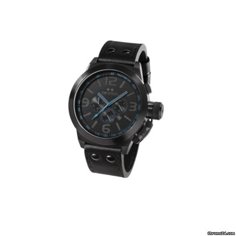 TW Steel Uhren Canteen Cool Black/Blue - Chronograph, TW905