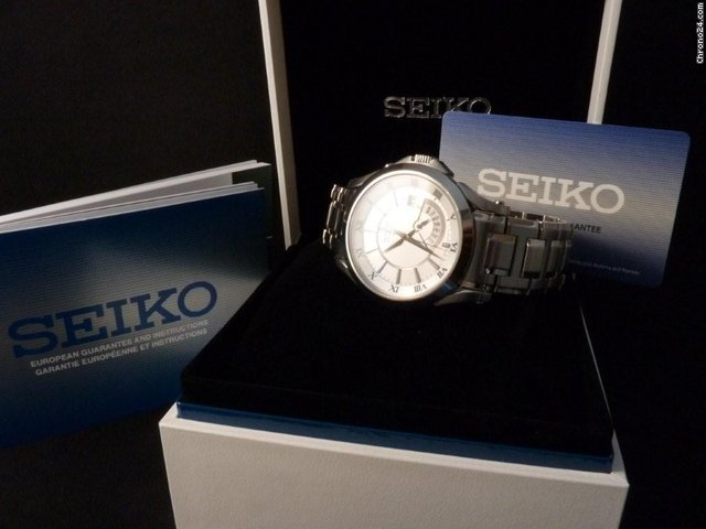 replica Seiko Kinetic Premier retrograde Day Indicator SRN001P1 WATCHES 1 