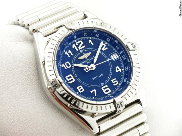replica Breitling WINGS QUARZO  ACCIAIO Q.BLU WATCHES 1 