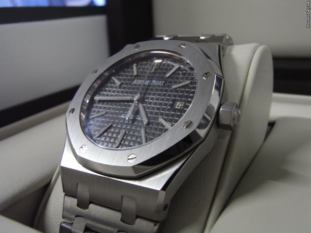 Audemars Piguet New Royal Oak Classic Steel Automatic  Black Dial