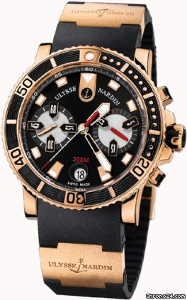 Ulysse Nardin Maxi Marine Diver Chronograph NEU incl MWST mit B&P