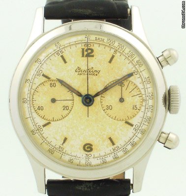 replica Breitling 2 Register Chronograph Ref. 777 WATCHES 1 