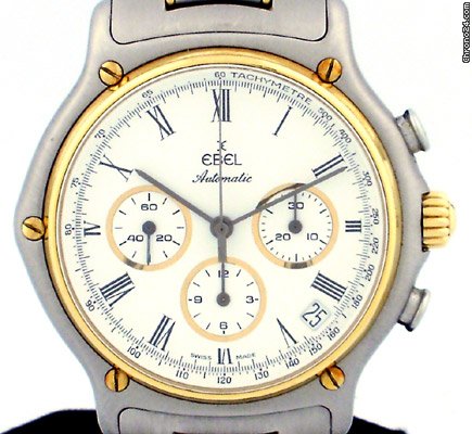 replica Ebel 3 Register Chronograph circa 1990's WATCHES 1 