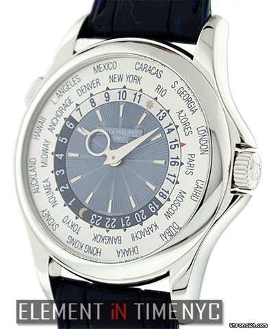Patek Philippe Complications World Time Platinum 5130P