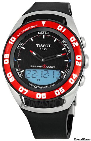 Tissot Sailing Touch Black Dial Mens Watch T0564202705100