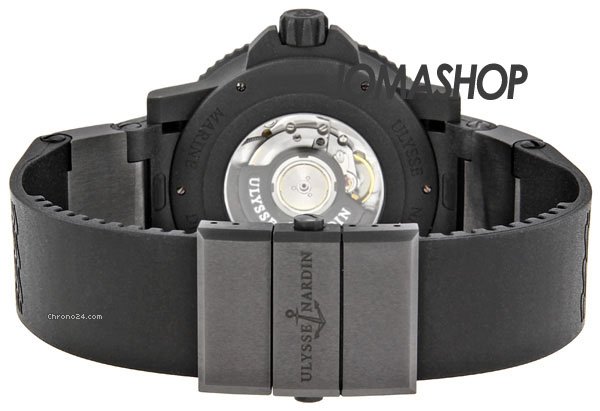 replica Ulysse Nardin Maxi Marine Diver Black Sea Automatic Mens Watch 263-92-3C WATCHES 1
