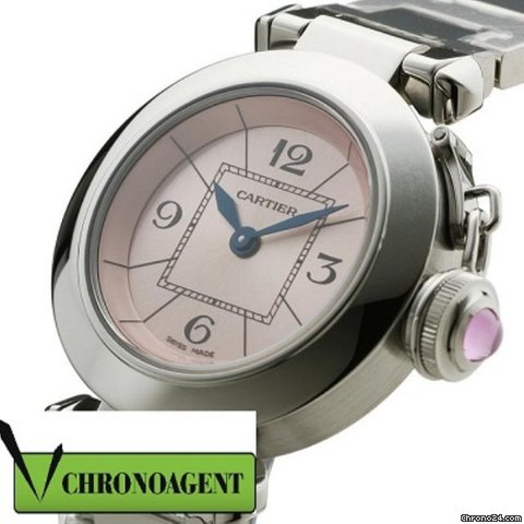 Cartier Miss Pascha Acier Cadran Blanc Ref.w3140008