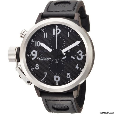 U-Boat Watches Flightdeck Steel Bezel, 1845