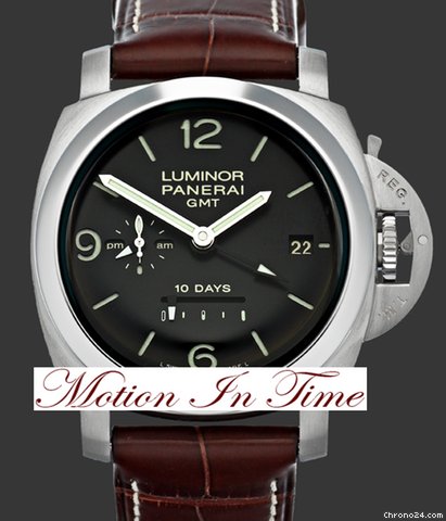 Panerai PAM 270 Luminor 1950 10 Days GMT Automatic 44mm Limited Ed.