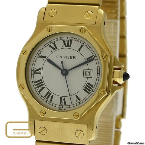 Cartier Santos 18K.Gelbgold