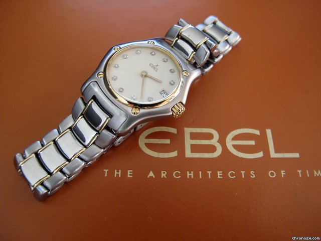 Ebel 1911 Lady Stahl/Gold & 11 Diamanten