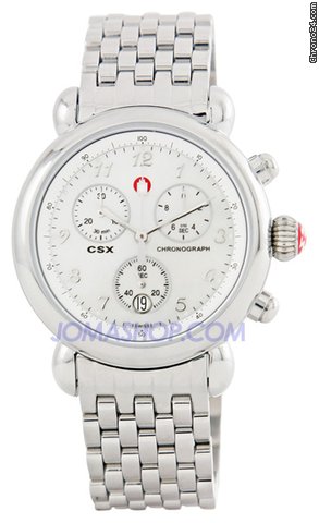 Michele CSX Chronograph Steel Midsize Watch MWW03C000126