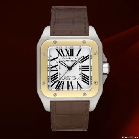 Cartier Santos 100 Big Size Ref.w20072x7
