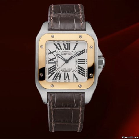 Cartier Santos 100 Medium Size Ref. W20107x7